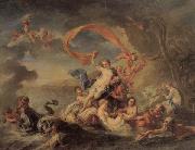 Jean Baptiste van Loo The Triumph of Galatea oil painting artist